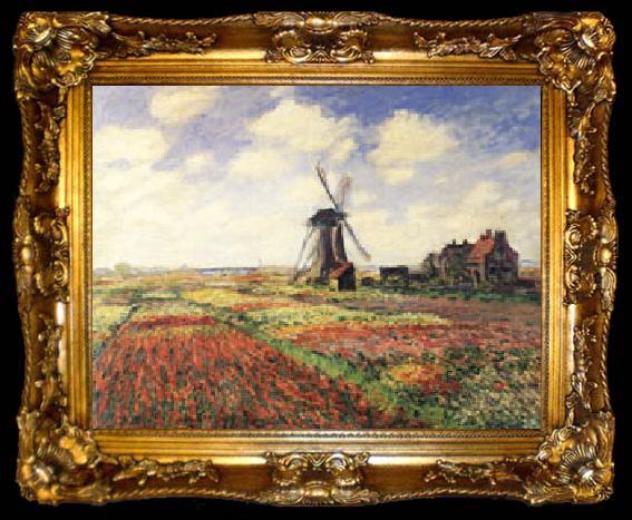 framed  Claude Monet Tulip Fields in Holland, ta009-2